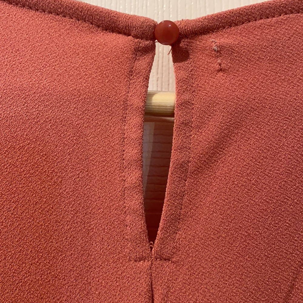 maurices pink v-neck a-line fit & flare dress M - Picture 6 of 12